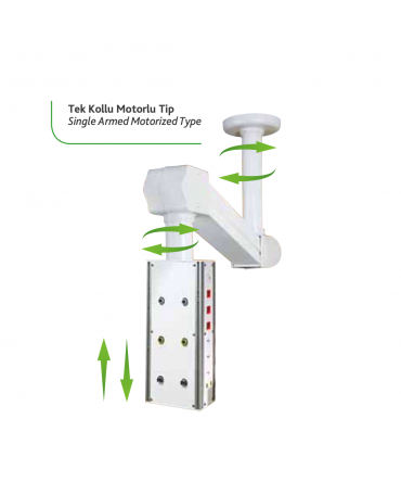 Anestezi Pendantı Tek Kollu Motorlu Anestezi Pendantı Tek Kollu Motorlu
